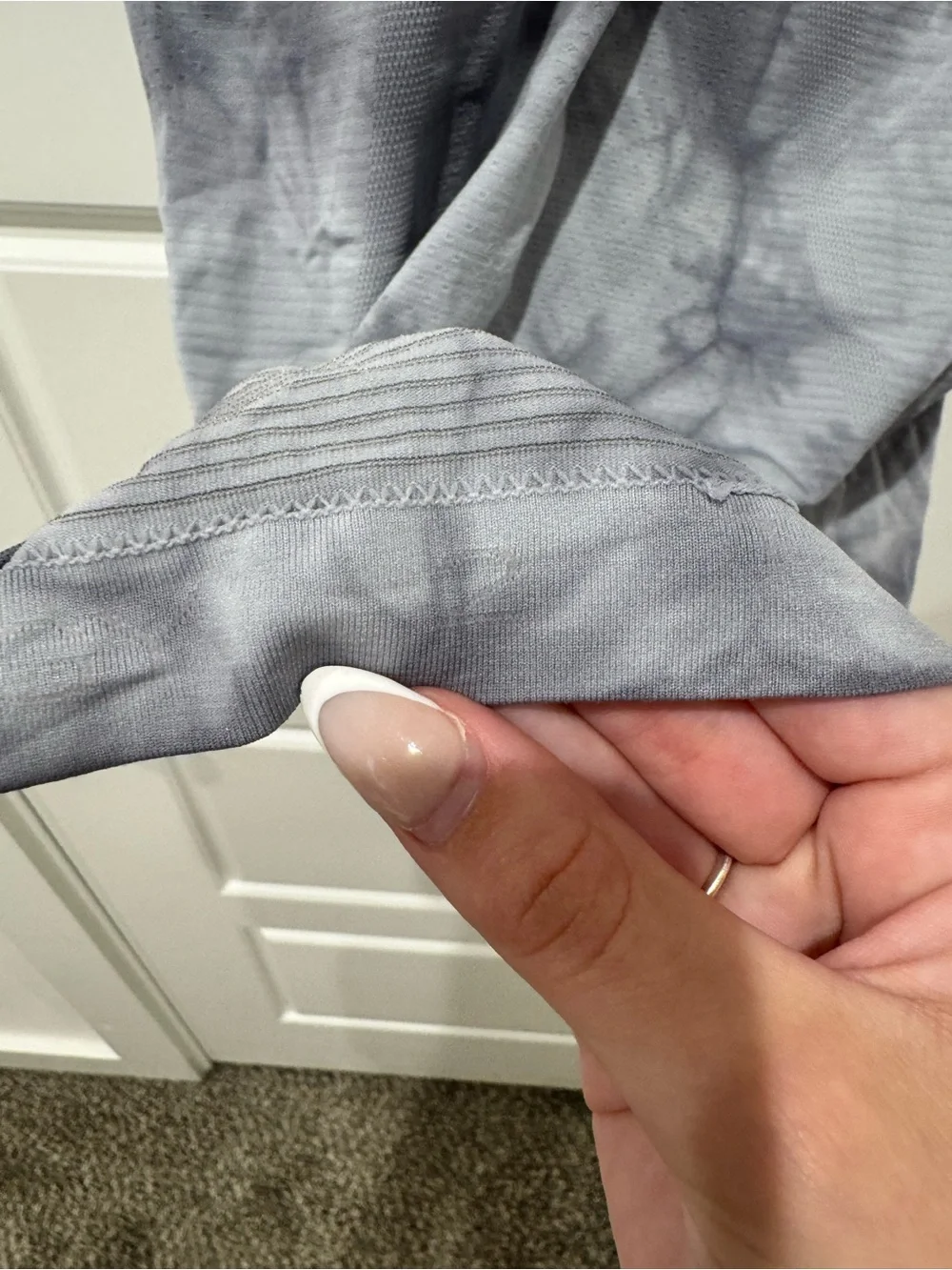 lululemon athletica Gray Tie-Dye Swiftly Tech Rank